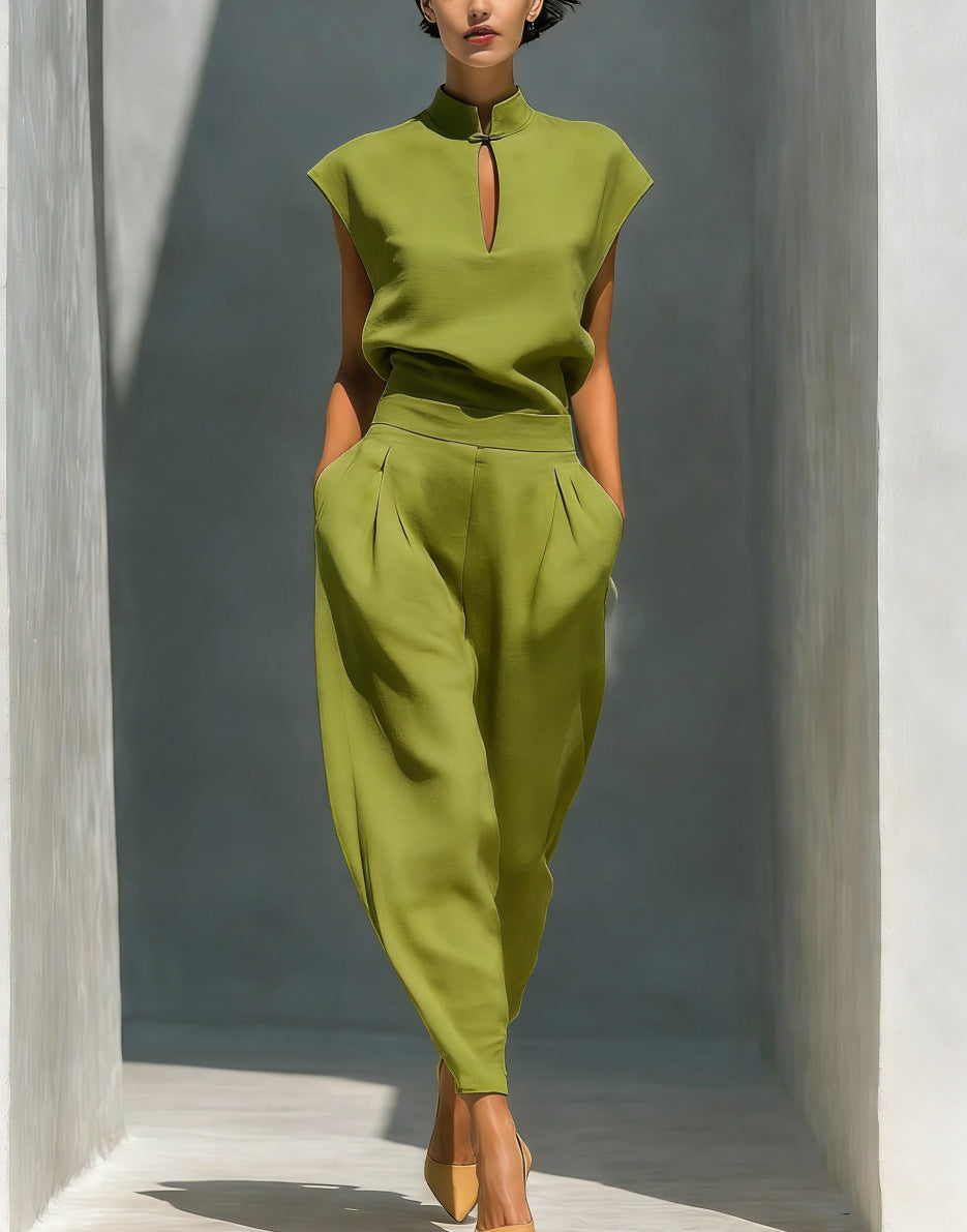 The 'Oriental-Zen' Lustrous Satin Mandarin Set