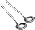 Idotry 2-Piece Stainless Steel Gravy Soup Spoon, Small Gravy Ladle Soup | polished mirror finish, ergonomic handle, easy to clean, ideal for sauces