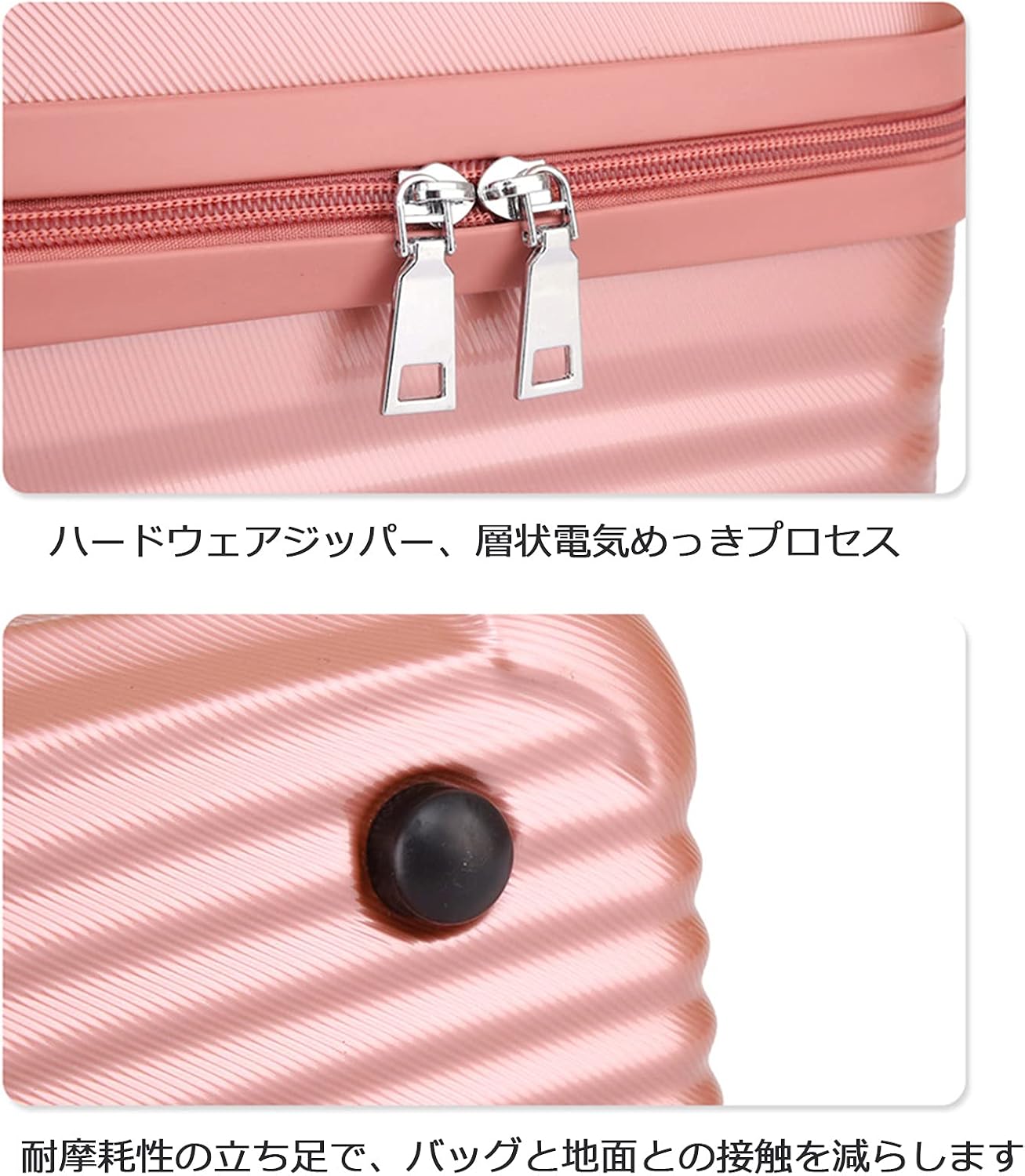 Large Capacity Hard Shell Portable Cosmetic Case,Train Box Cosmetic Storage Bag Makeup Bag with Brush Organizer Travel Bag Case for Women Gift(Pink)