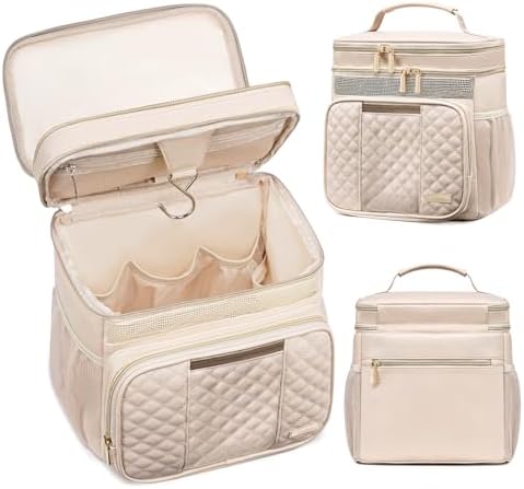Tealari Large Toiletry Bag for Women Men,Bathroom Bag,Water Resistant Shower Bag,Makeup Bag,Portable Shower Caddy for College Dorm,Hanging Travel Toiletry Bag with Transparent Waterproof Phone Pocket