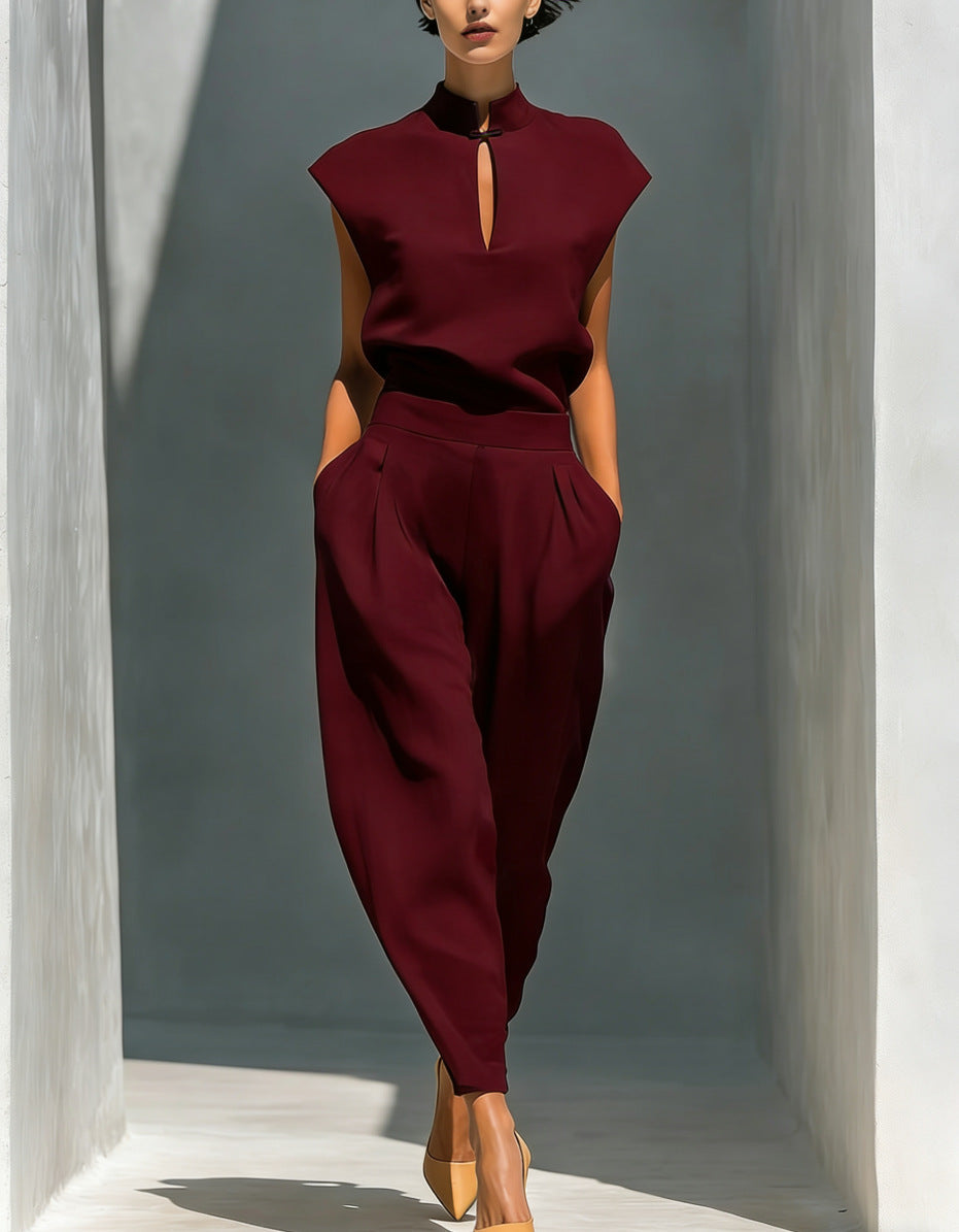 The 'Oriental-Zen' Lustrous Satin Mandarin Set