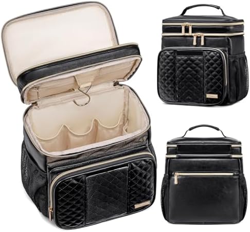 Tealari Large Toiletry Bag for Women Men,Bathroom Bag,Water Resistant Shower Bag,Makeup Bag,Portable Shower Caddy for College Dorm,Hanging Travel Toiletry Bag with Transparent Waterproof Phone Pocket