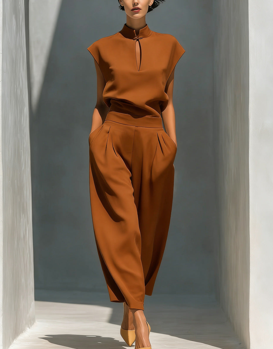 The 'Oriental-Zen' Lustrous Satin Mandarin Set