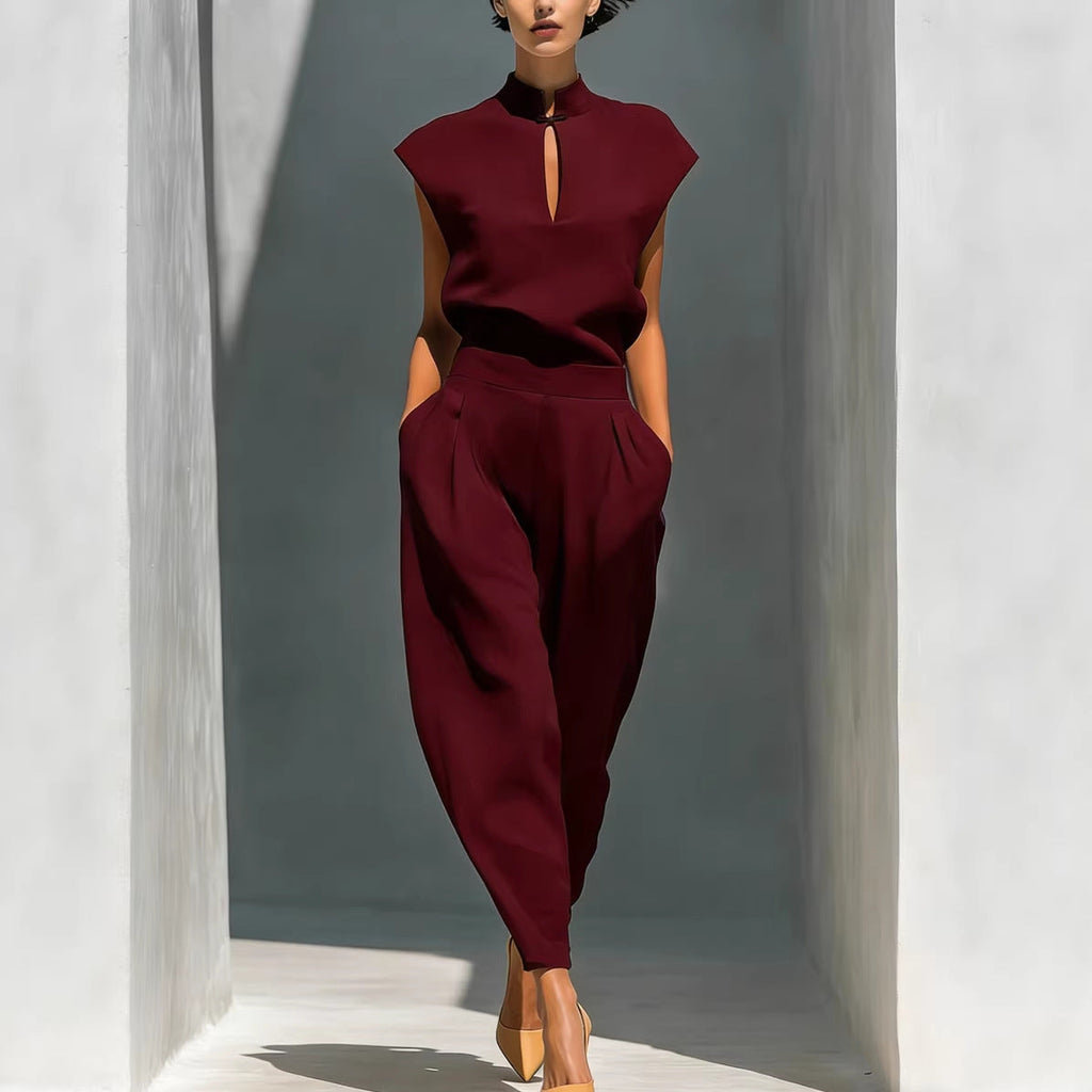 The 'Oriental-Zen' Lustrous Satin Mandarin Set
