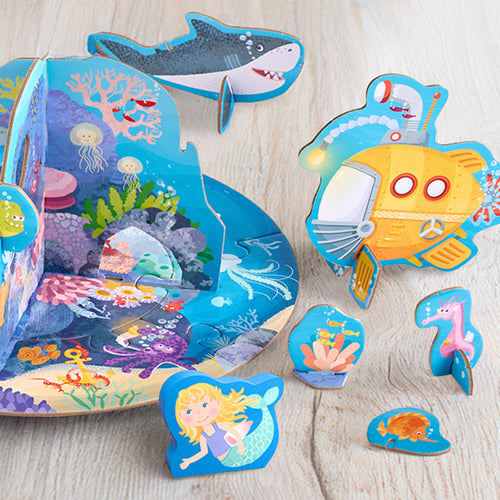 3D Puzzle Play World - Underwater